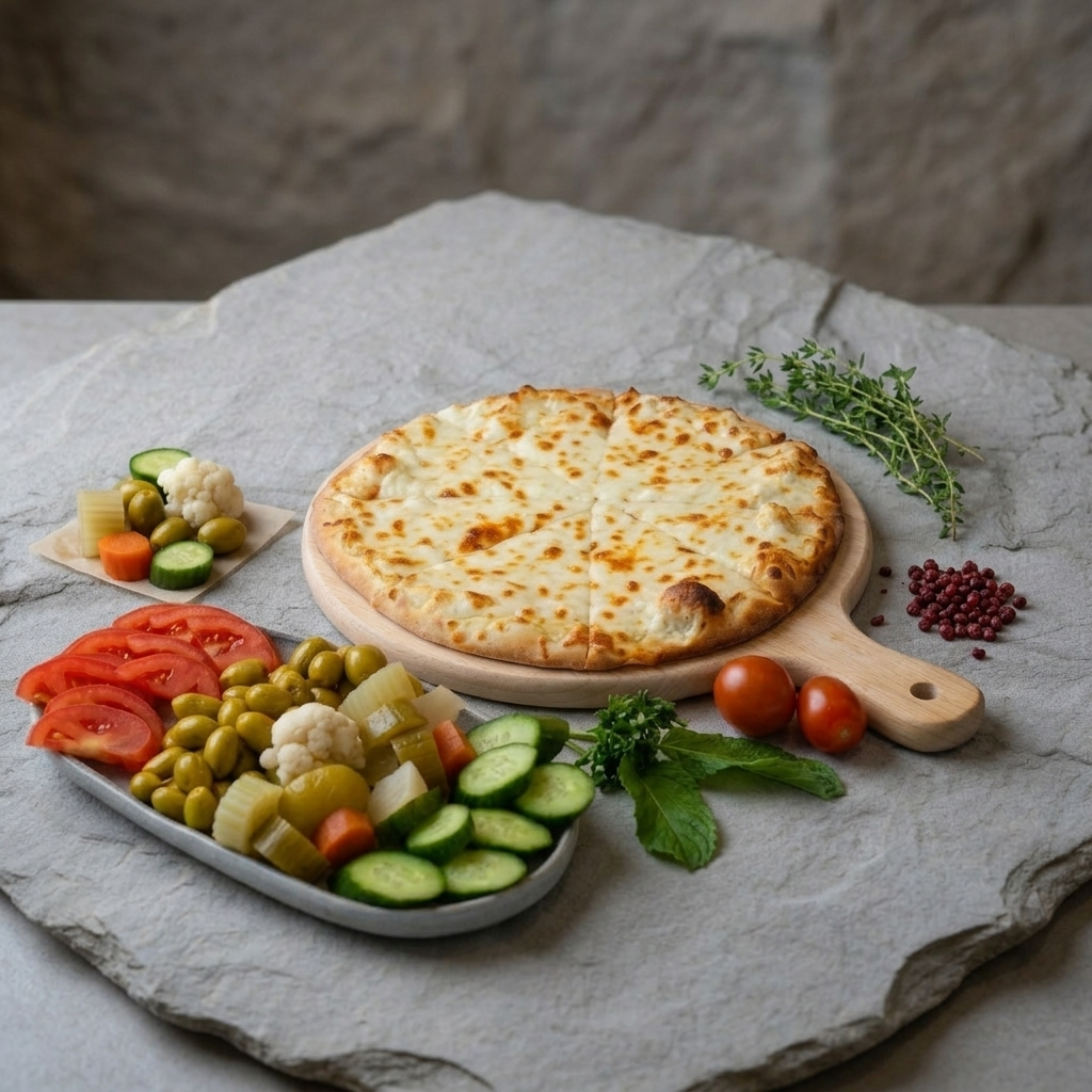 Falafel Manakish